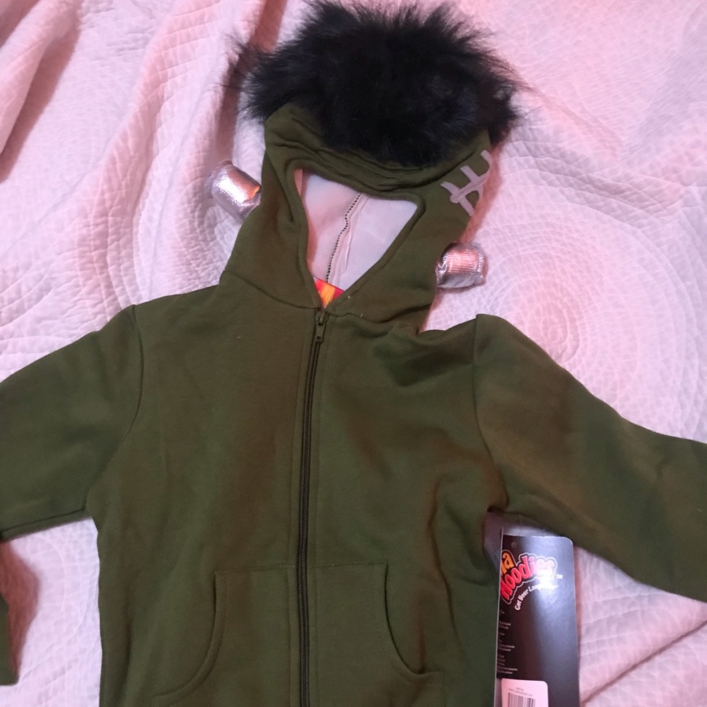 Size 4 Frankenstein hoodie kids